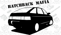 Наклейка на авто Hetchback Mafia 2