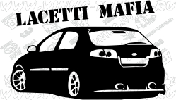 Наклейка на авто Lacetti Mafia