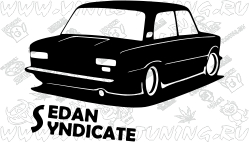 Наклейка на авто Седан синдикат
