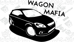 Наклейка на авто Wagon Mafia 2