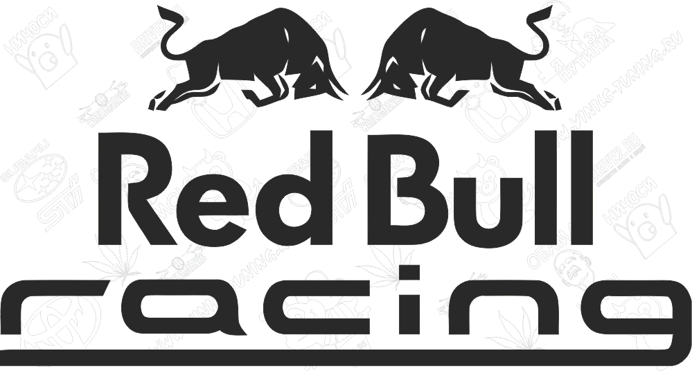Наклейка на авто Red Bull Racing (Ред Булл)