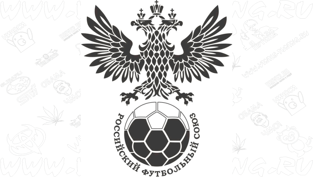 Наклейка на авто Российский футбольный союз