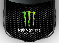 Monster energy - винилография на авто